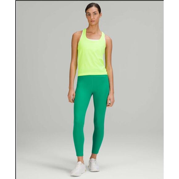 Lululemon Swift Speed High-Rise Tight 25" Emerald Ice Green Sz 14‎ Athletic Gorp - Picture 3 of 16